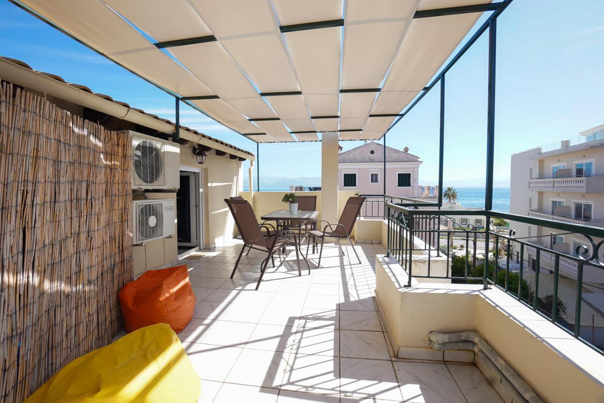 Anemomilos Sea View Penthouse Corfu  المظهر الخارجي الصورة
